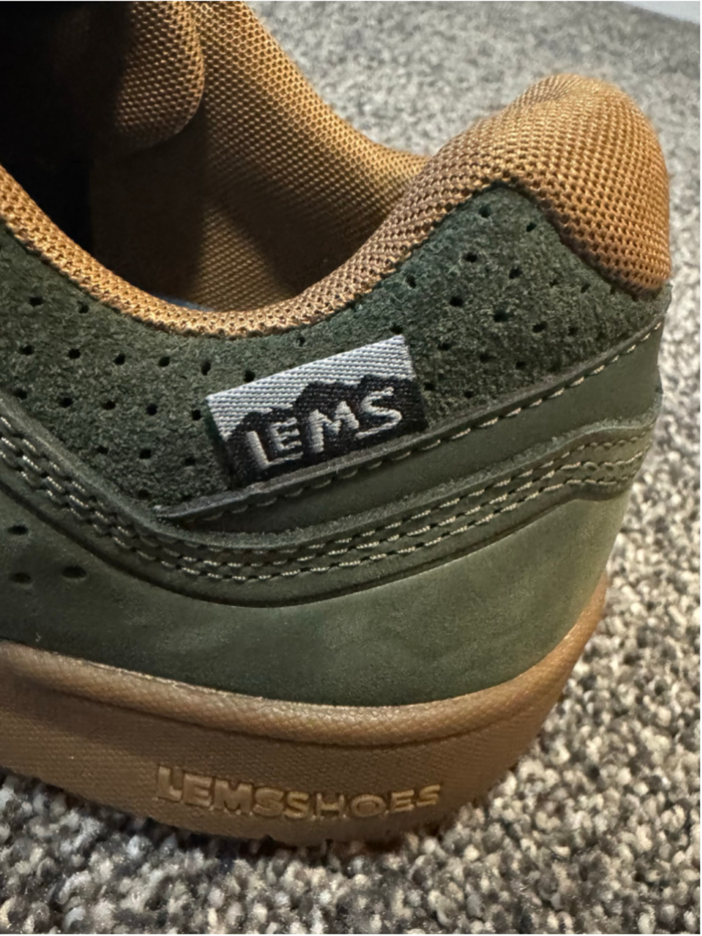 Unisex Lems Trail Thrasher Trail Sneaker in Moss Size Men 8.5 or Women 10 - Picture 10 of 14